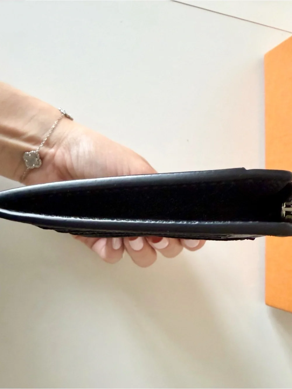 Louis Vuitton Monogram Eclipse Slim Card Case in Black and Charcoal